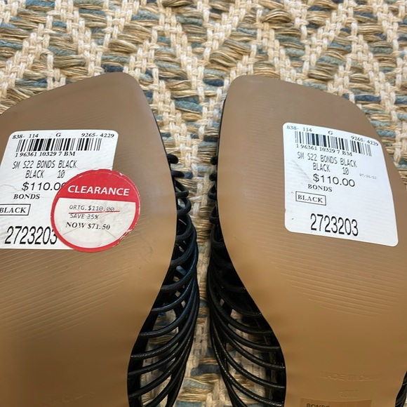 Nwt. Steve Madden black sandal - Picture 4 of 7
